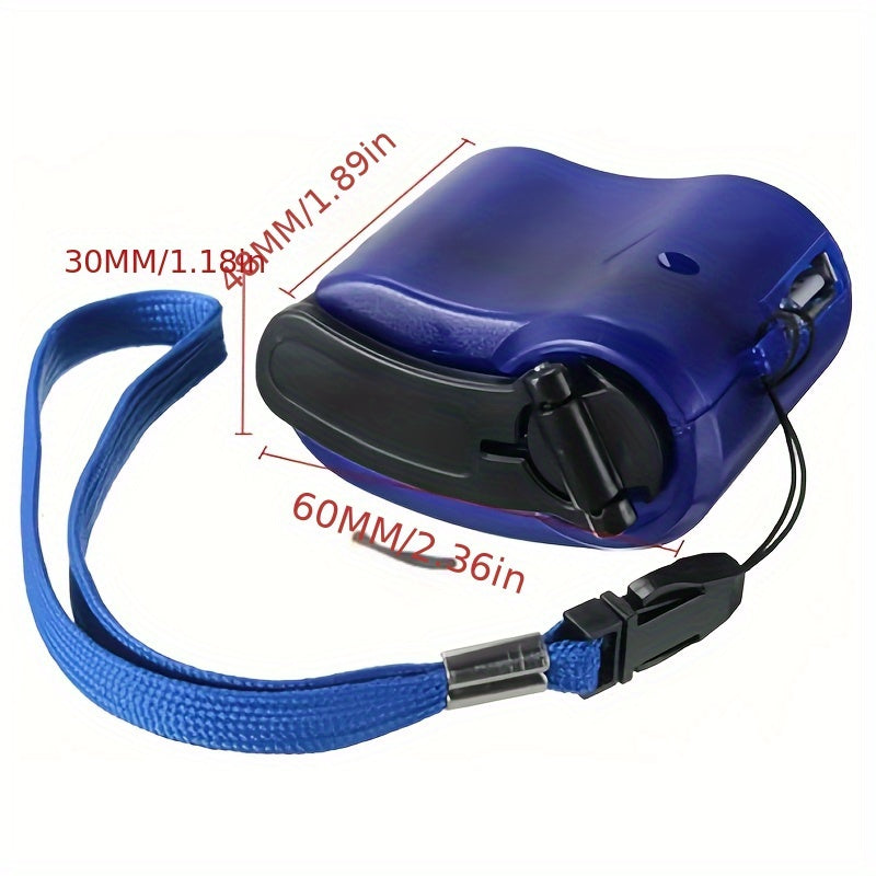Hand Crank Emergency Phone Charger - Portable USB Power Generator for Outdoor Survival & Camping