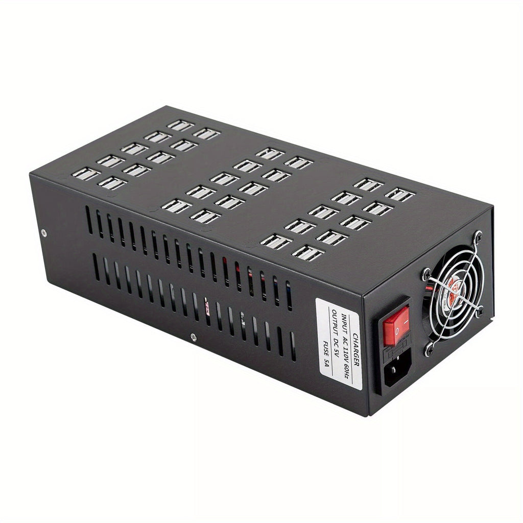 Powerful Charging Hub: 400W Multi 60-Port USB Charging Station for Desktop Cell Phone Charging and Organization