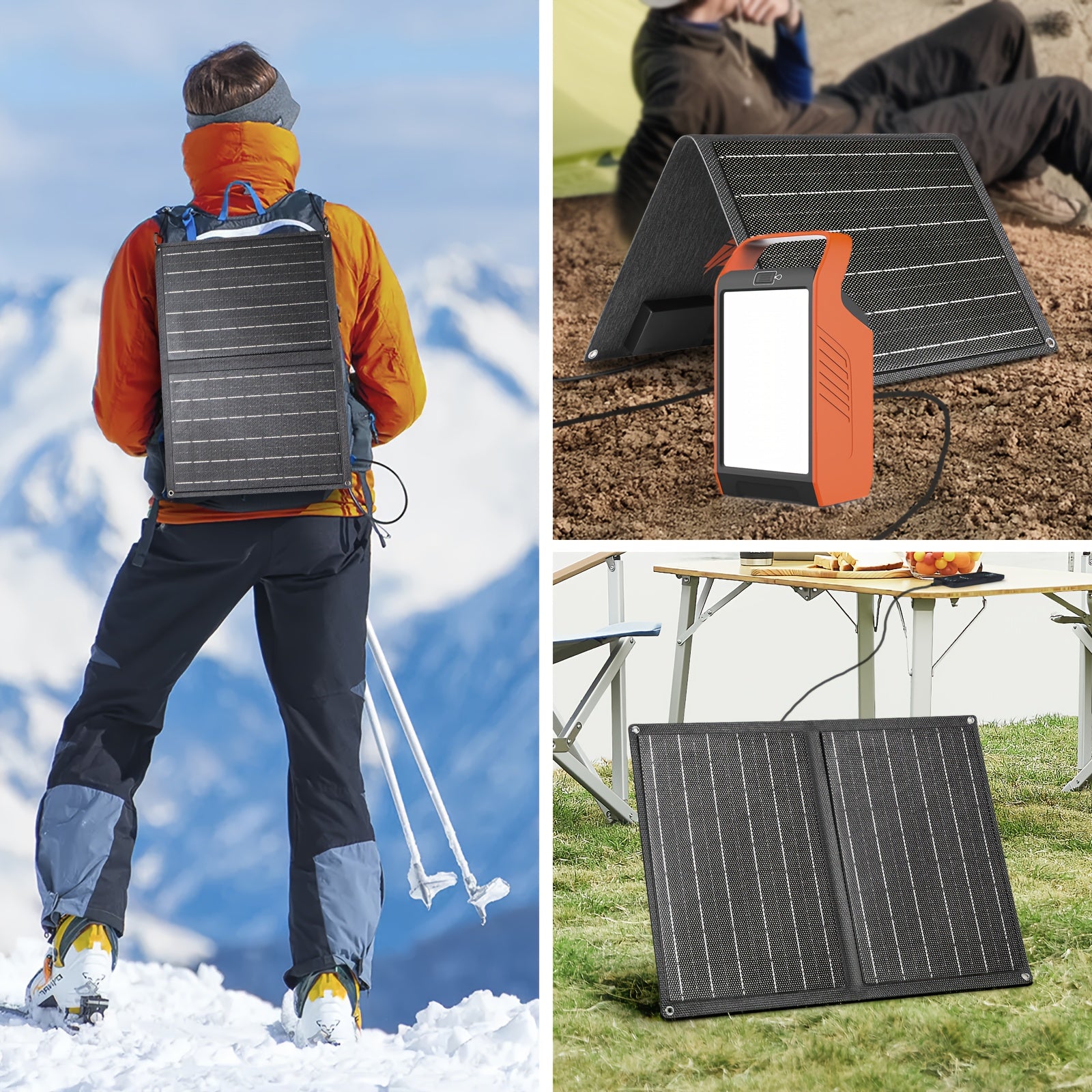 Portable Power Station 80W with AC Outlet - Solar Generator, QC3.0 Fast Charging, PD45W, 22500mAh Battery, Solar/Pure Solar/Car Charging, Compact & Lightweight for Camping, RV, Home, Emergencies, Outdoor - with US Plug (NEMA L5-30R) - Ideal for Phones,