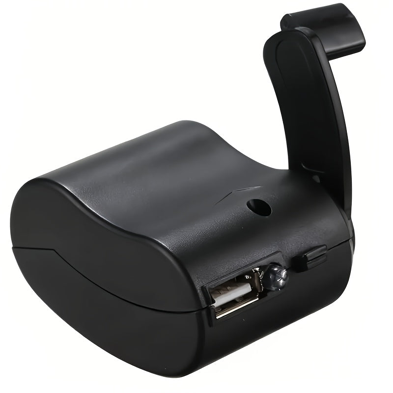 Hand Crank Emergency Phone Charger - Portable USB Power Generator for Outdoor Survival & Camping