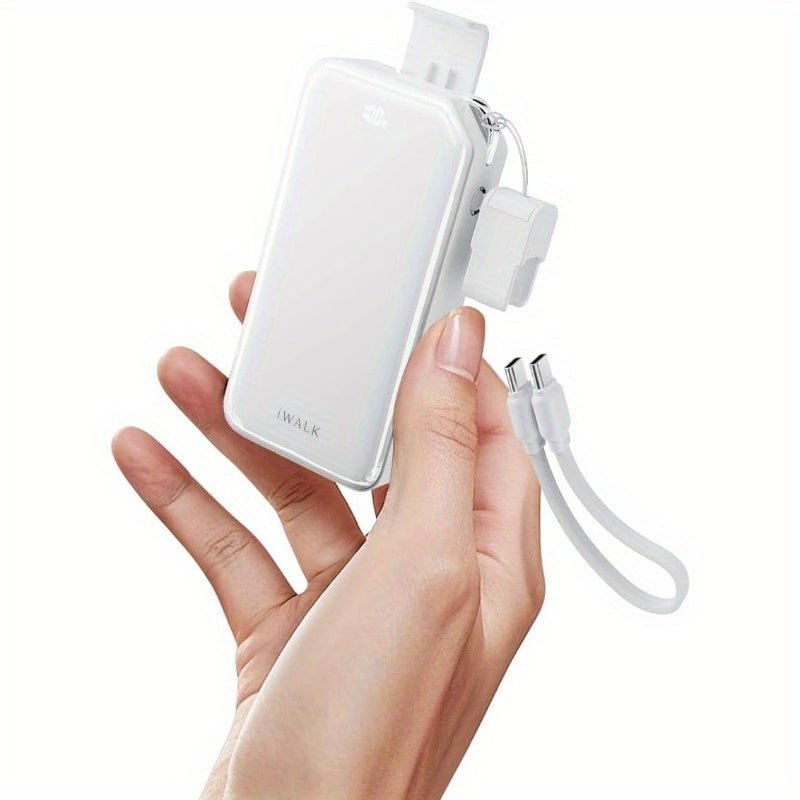 Portable, Ultra Small 10, 000mAh 30W PD Power Bank, USB C inOut Fast Charging Battery Pack with Stand, Travel Essential Phone Powerbank 1615 Pro, S25S24 Series, Portable Charger, Onthego Charging, Lightweight Power Bank, Sleek Power Bank, Reliable