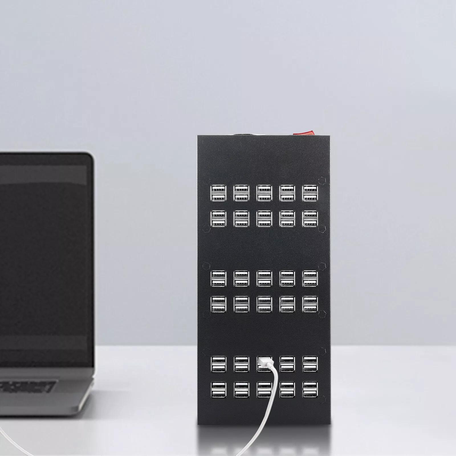 Powerful Charging Hub: 400W Multi 60-Port USB Charging Station for Desktop Cell Phone Charging and Organization